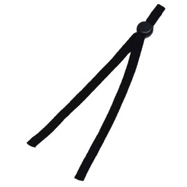 FOMIYES 100pcs Adjustable Buckle Anti Slip Button for Comfortable Fit Rope Regulator for Men Women and Black