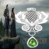 CENWA Outlander - Broche de cardo escocés con diseño de