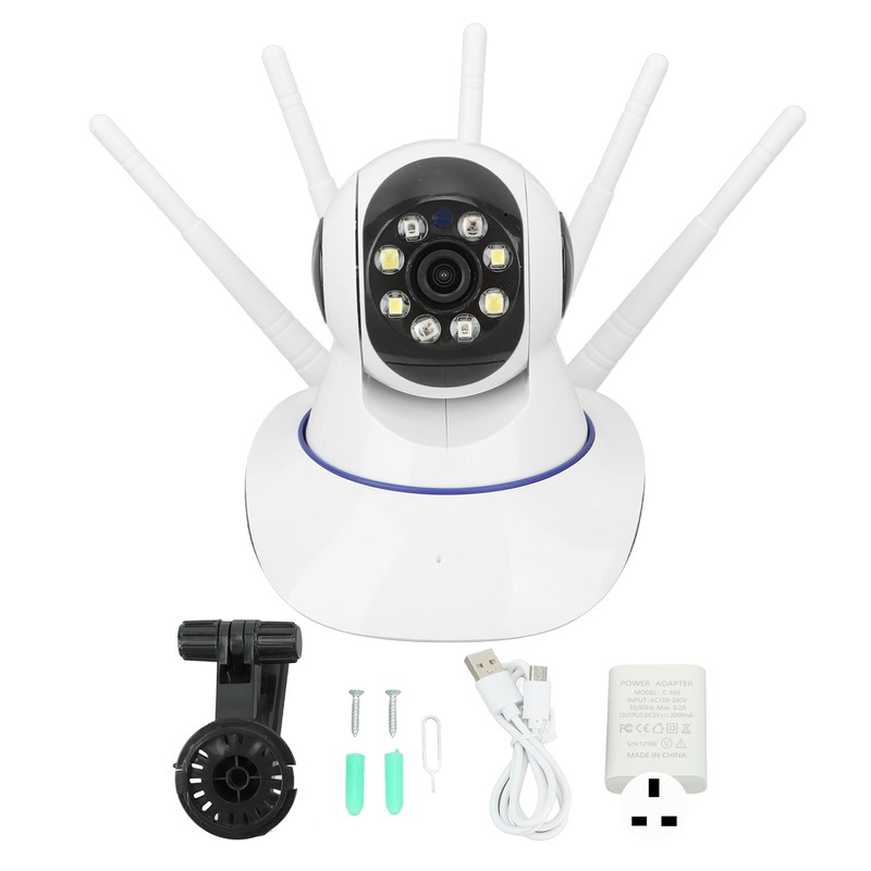 Wireless Smart Camera 5 Antenna Wifi Network Surveillance Camera Intelligent