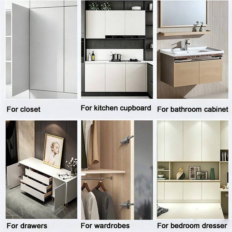 Push To Open Door Latch Cabinet Hardware CBRIVE Magnetic Push