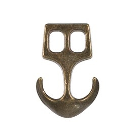 Paracord Planet Two Hole Clasps – Anchor, Bronze, 3/4 Inch (25 Pack)