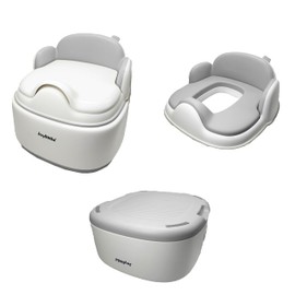 Luxury Potty Training Seat-3 in 1 Ergonomic Design Featuring Potty Chair. Seat Adapter, and Step Stool