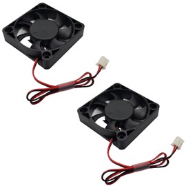 12V Cooling Fan, DC Brushless Fan for PC, Arduino, 3D Printers, and DIY Projects, 2 Pieces