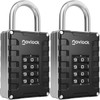 Padlock with Combination Code - 4 Digit Combination Lock for