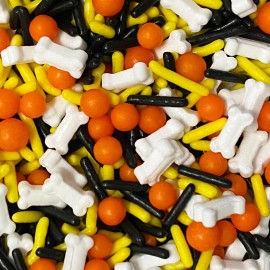 Bakell Special Edition - Candy Corn Fun Sprinkles Mix (1/4 Cup) Edible Sugar Sprinkles