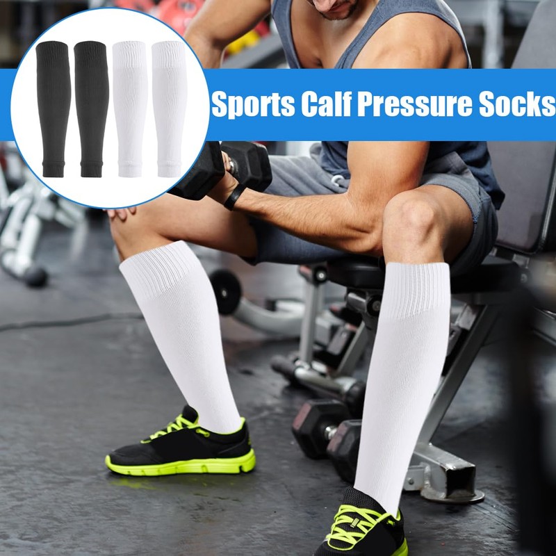 Football Sock Sleeves, 2 Pairs Kids/Youth Football Sock Sleeves, Soccer