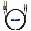 J&D J&D RCA to 1/4 Cable, Dual 1/4 inch TS