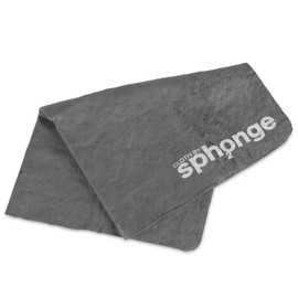 SPH2ONGE Super Absorbent Cloth (Grey) | Multi-Purpose | Designed to Hold x10 Its Weight in Liquid | Re-usable | Perfect All Around Your Home | Effective on Every Surface | Drip-Free and Durable
