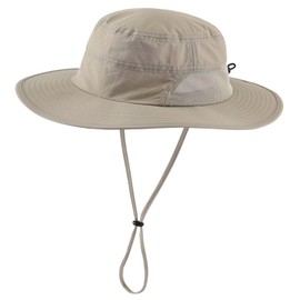 Connectyle Men's Sun Hat UPF 50+ Wide Brim Fishing Hat UV Protection Safari Mesh Hat for Hiking Sand