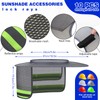 10 Pack Hard Hat Sun Shade Full Brim Neck Cover,