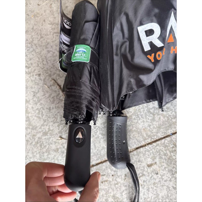 Innovative NIP Rain Alertz Powered Umbrella With Case “RAISE” Logo