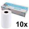 Exacompta 40344E Pack of 10 Thermal Paper Rolls 1-Ply Width