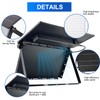 JUMGUN Solar Flood Lights Outdoor Dusk to Dawn, with Adjustable