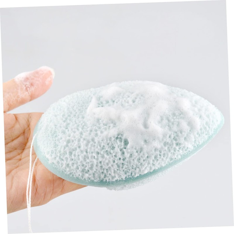 Minkissy Natural Facial Cleaning Sponge 2pcs Water Drop Shaped Sponges
