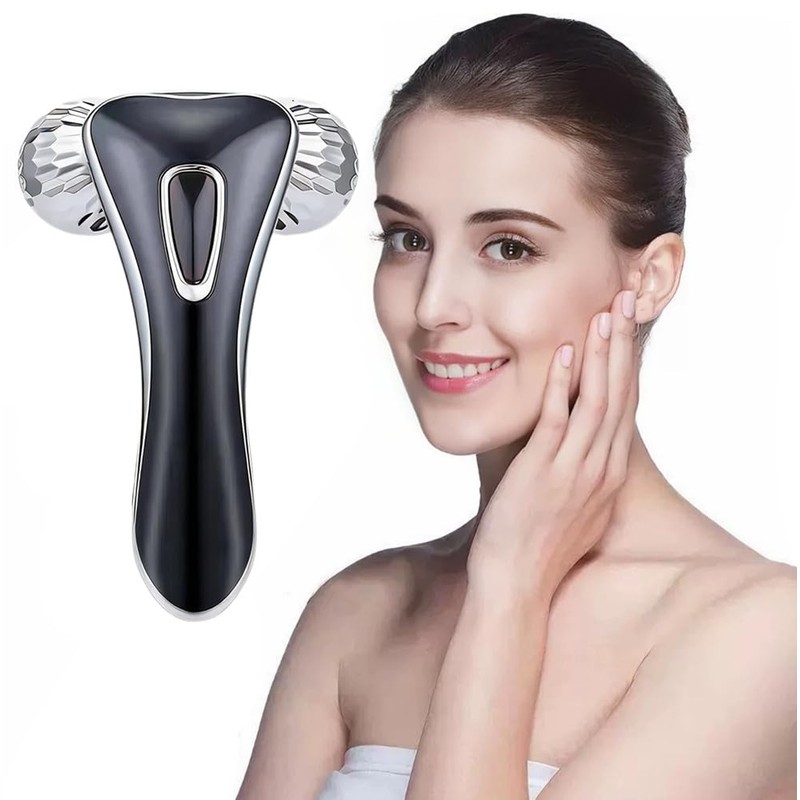 2 Pcs Assorted Beauty Facial Roller, Y-Shaped Beauty Roller, Massage