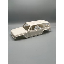 1/24 scale Jeep XJ Rc Body, Stock or with Armor! - Style: Stock, Color: Black