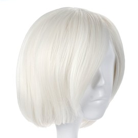 CoolChange Yorha B2 Cosplay Wig for NieR: Automata Fans | White