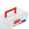 MEIJIA - Organizador de herramientas portátil con asa, caja (negro