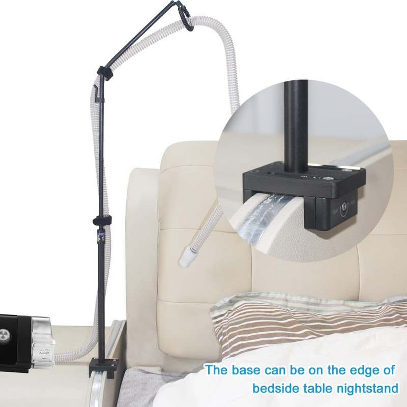 LONYEON CPAP Hose Holder - Height Adjustable Hose Lift, Removable