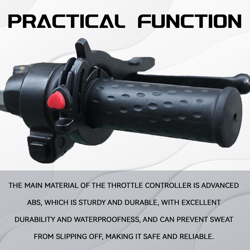 KUQUTIDY Motorcycle Cruise Control Assist, Motorcycle Throttle Lock, Motorcycle Cruise