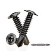 50Pcs Wafer Head Self Tapping Screws,M4.2x13mm Self Drilling Screws for