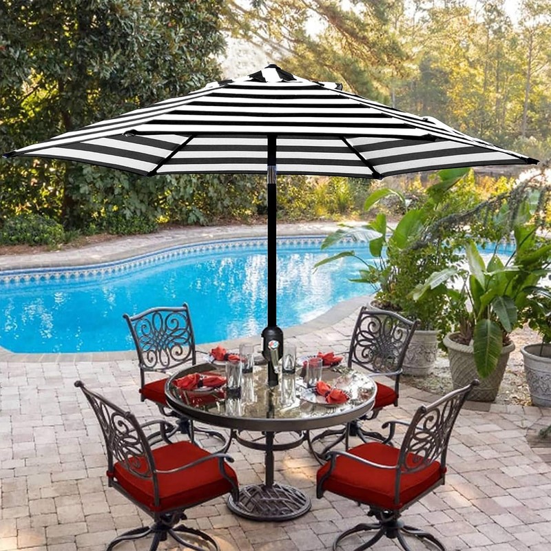 Blissun 7.5 ft Patio Umbrella, Yard Umbrella, Outdoor Market Umbrella