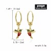 Rinhoo Unique Red Hummingbird Earrings Stud Hoop Drop Dangle Women