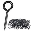 ALDMIO 2.5 Inches Screw Eye Hooks, 12 Pcs Eye Bolts