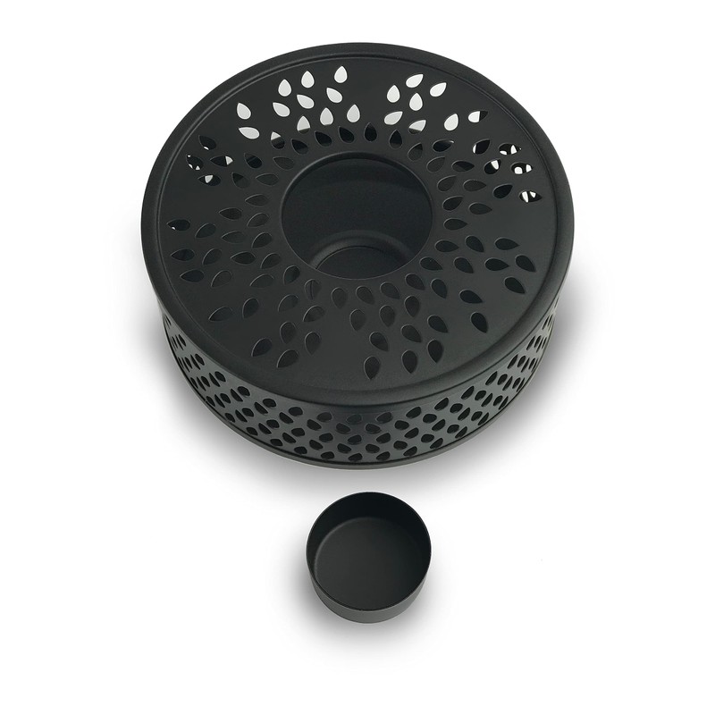 Creano Black Tea Pot Warmer - Made of Stainless Steel