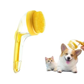 hssopa Dog Brush,Dog Grooming Brush, Indoor Cat and Dog Shampoo Grooming Brush, Pet Bath Massage Brush, Dog Comb for Young Long Hair or Short Hair Dogs and Cats with Massage Function