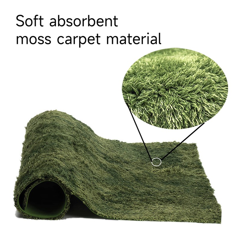 Moss Reptile Carpet, Raise Box Humidity, Fibre Mat for Pet