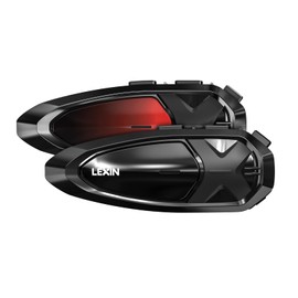 LEXIN Income Bikes, 10 People Simultaneous Conversation, GTX Incom, Up to 668.2 ft (2,000 m) Communication, 5 Options, Bike Incom, Includes Income Communication Listening Mode, Waterproof, Bluetooth