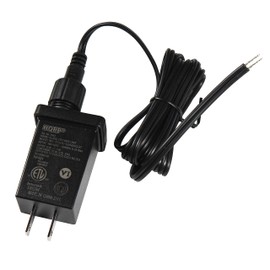 HQRP 12V 1A 12W Class 2 Power Supply with Extension Cord, IP44 Raintight Low-Voltage LED Transformer Replacement for Christmas Tree, String Light, Fountain Lights, Inflatable Decorations, ETL Listed