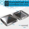 Toolcore® Post Caps Stainless Steel 7 x 7 cm and