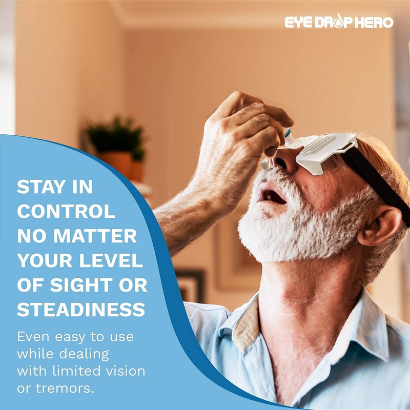 Eye Drop Hero- Eye Drop Guide | Securely Hold and