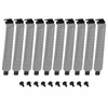 ECSiNG 10Pcs PCI Bit Dust Baffles Metal Dust Filter Blanking