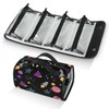 Hanging Roll Up Cosmetic Bag, Foldable Makeup Bag for Women,