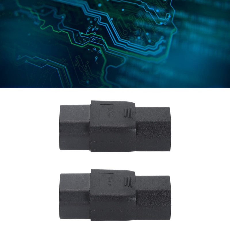 2Pcs IEC320 C14 to IEC320 C21 Power Adapter IEC320 C14