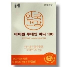 안국건강 아이원 루테인 미니100 60캡슐 Anguk Health Eye One Lutein Mini 100 60 Capsules