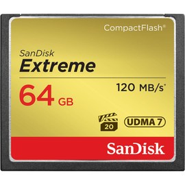 SanDisk 64GB Extreme CompactFlash Memory Card