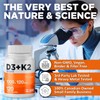 Cellugreen Vitamin D3 + K2 MK7 – High Potency 1000