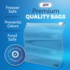1000 Count - Slider Zip Quart Food Storage Bags, 8"