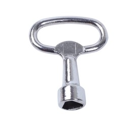 Movilideas - Elevator Key | Triangular Master Key | Elevator Door Key | Emergency Door Key | Inner Diameter 8 mm | Suitable for Elevator, Radiators, Control Boxes, Control Cabinets
