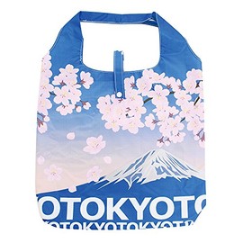 Nol Corporation ECZ-1-26 Eco Bag, Japanese Pattern, Foldable, Storage Bag Included, TOKYO x Mt. Fuji