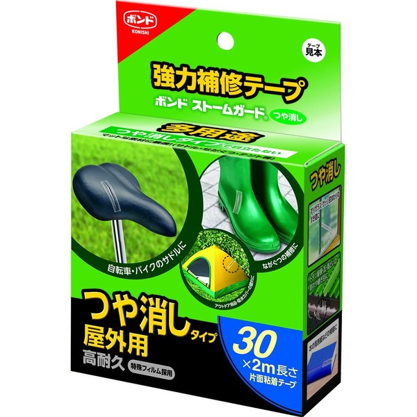 KONISHI 05790 Storm Guard Tape, Matte, Clear, 1.2 in (30