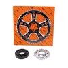 POWERJAMES Black CNC Cut Solid 55 Tooth 530 Chain Drive