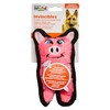 Outward Hound Invincibles Mini Pig Plush Dog Toy, XS