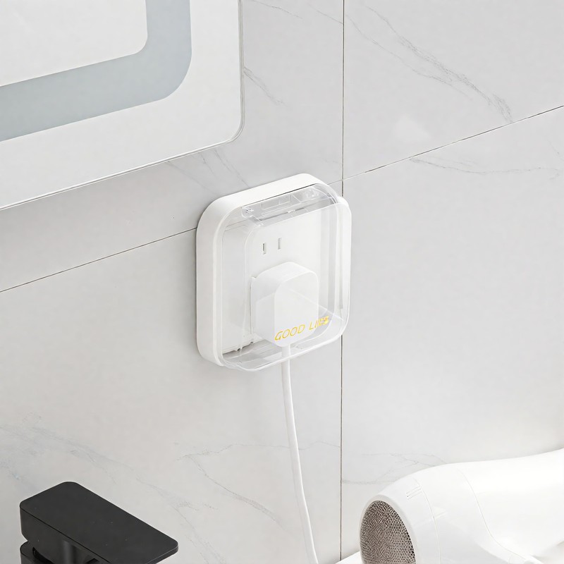 ReignSword Weatherproof Electrical Outlet Cover, Adhesive Outdoor Receptacle Cover, Dust-Proof