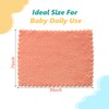 25 Pack Baby Washcloths, Microfiber Coral Fleece 7 x 9