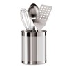 OGGI Stainless Steel Utensil Holder - 5" Diameter, Utensil Caddy,